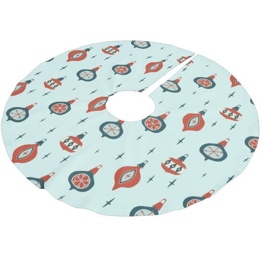 Midden-eeuws atoomkerst kerstboom rok (Gekanteld)