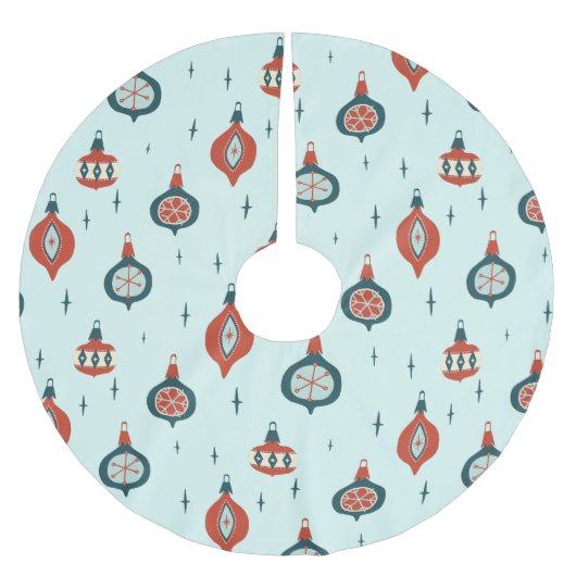 Midden-eeuws atoomkerst kerstboom rok (Voorkant)