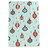 Midden-eeuws atoomkerst medium cadeauzakje (Achterkant)