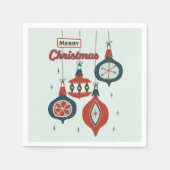 Midden-eeuws atoomkerst servet (Voorkant)