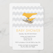 Midden-eeuws Baby shower Kaart (Voorkant / Achterkant)