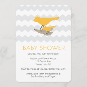 Midden-eeuws Baby shower Kaart