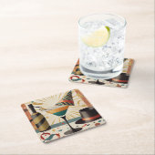 Midden-eeuws cocktailuur - New Years Eve Kartonnen Onderzetters (Insitu)