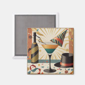 Midden-eeuws cocktailuur - New Years Eve Magneet (Voorkant / Achterkant)