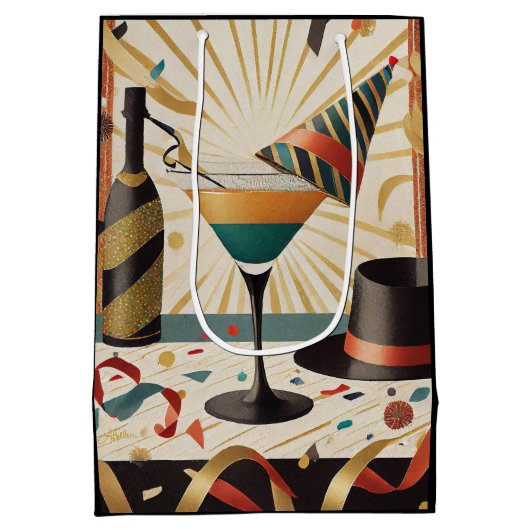 Midden-eeuws cocktailuur - New Years Eve Medium Cadeauzakje (Achterkant)
