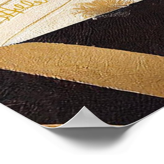 Midden-eeuws cocktailuur - New Years Eve Poster (Hoek)