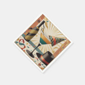 Midden-eeuws cocktailuur - New Years Eve Servet (Hoek)