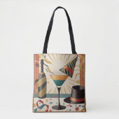 Midden-eeuws cocktailuur - New Years Eve Tote Bag (Voorkant)