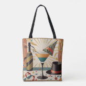 Midden-eeuws cocktailuur - New Years Eve Tote Bag (Achterkant)