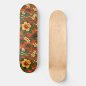 Midden eeuws fel Hawaiaans shirtprint Persoonlijk Skateboard (Voorkant)