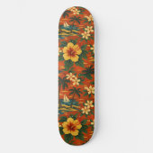 Midden eeuws fel Hawaiaans shirtprint Persoonlijk Skateboard (Voorkant)