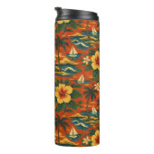 Midden eeuws fel Hawaiaans shirtprint Thermosbeker (Geroteerd rechts)