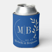Midden-Eeuws Koninklijk Blad Trouw Monogram Blikjeskoeler (Blikje Voorkant)