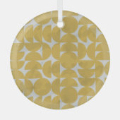 Midden-eeuws marmeren effect:  patroon. glas ornament (Voorkant)