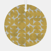 Midden-eeuws marmeren effect:  patroon. glas ornament (Achterkant)