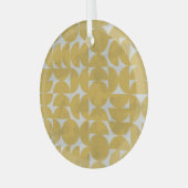 Midden-eeuws marmeren effect:  patroon. glas ornament (Voorkant links)