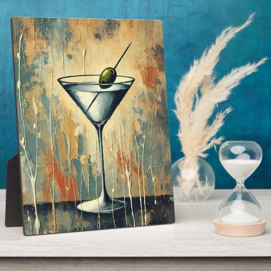 Midden eeuws mixed media Martini kunst Fotoplaat (Zijkant)