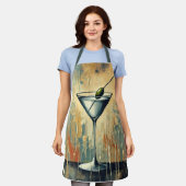 Midden eeuws mixed media Martini kunst Schort (Gedragen)