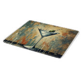 Midden eeuws mixed media Martini kunst Snijplank (Hoek)
