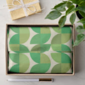 Midden eeuws modern abstract groen patroon tissuepapier (Geschenk)