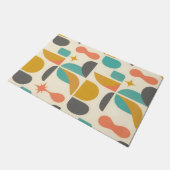 Midden eeuws modern abstract patroon deurmat (Schuin)