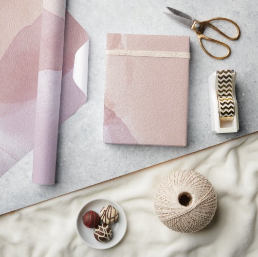 Midden-eeuws modern Abstract patroon roze Cadeaupapier (Crafts)