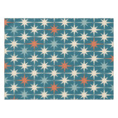 Midden-eeuws modern atomisch sterrenspringpatroon  tafelkleed (Voorkant (Horizontaal))