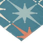 Midden-eeuws modern atomisch sterrenspringpatroon  tafelkleed (Gekanteld)