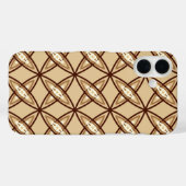 Midden eeuws modern atoomprint - kameelbruin Case-Mate iPhone case (Achterkant (horizontaal))