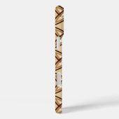 Midden eeuws modern atoomprint - kameelbruin Case-Mate iPhone case (Achterkant / Rechts)
