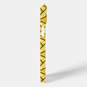 Midden eeuws modern atoomprint - mosterdgoud Case-Mate iPhone case (Achterkant / Rechts)