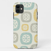 Midden-eeuws modern atoomtijdperk Abstract patroon Case-Mate iPhone Case (Achterkant)
