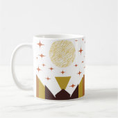 Midden-eeuws modern berglandschap koffiemok (Links)