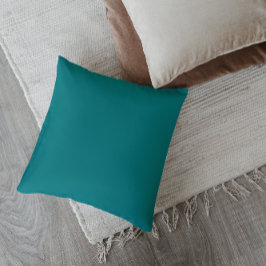 Midden-eeuws modern Blauwgroen Sierkussen