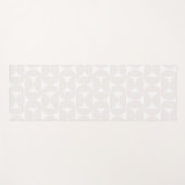 Midden-eeuws modern Bord beige en wit Yogamat (Voorkant (horizontaal))