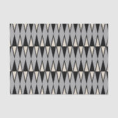 Midden-eeuws modern diamantpatroon tissuepapier (Voorkant)