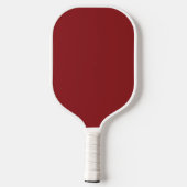 Midden-eeuws modern effen diepe cranberrykleur pickleball paddle (Achterkant)