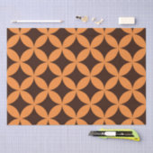 Midden eeuws modern geometrisch cirkelpatroon tissuepapier (Craft)