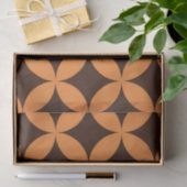 Midden eeuws modern geometrisch cirkelpatroon tissuepapier (Geschenk)