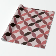 Midden eeuws modern geometrische cirkels koraal br