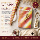 Midden eeuws modern herhalingspatroon cadeaupapier