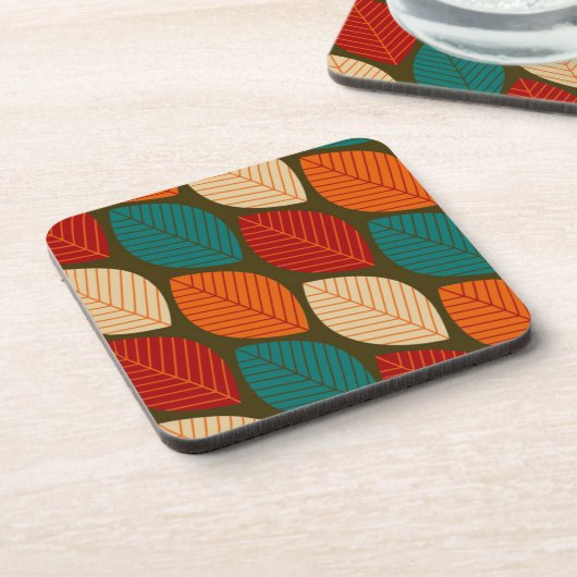 Midden-eeuws modern 'Leaf' Pattern Onderzetter (Linkerzijde)