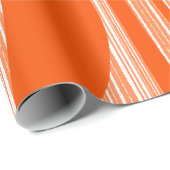 Midden-eeuws modern loungepatroon Sinaasappel Cadeaupapier (Rol Hoek)