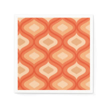 Midden eeuws modern ogee oranje en beige