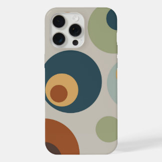 Midden eeuws modern plezier cirkels iPhone 15 pro max case