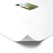 Midden-eeuws modern poolhouse extra grote print (Hoek)