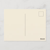 Midden eeuws modern retro stervormig patroon briefkaart (Achterkant)