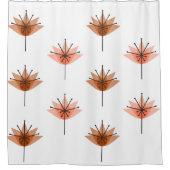 Midden-eeuws modern Sinaasappel Douchegordijn (Voorkant)