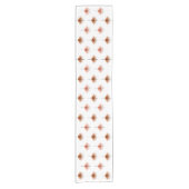 Midden-eeuws modern Sinaasappel Korte Tafelloper (Voorkant)