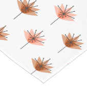 Midden-eeuws modern Sinaasappel Korte Tafelloper (Hoek)